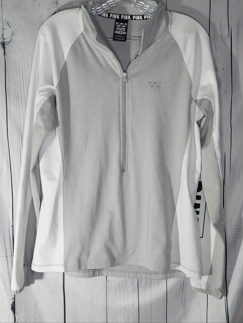 Victoria's Secret PINK Ultimate Lightweight Athletic Sporty Half-Zip Pullover